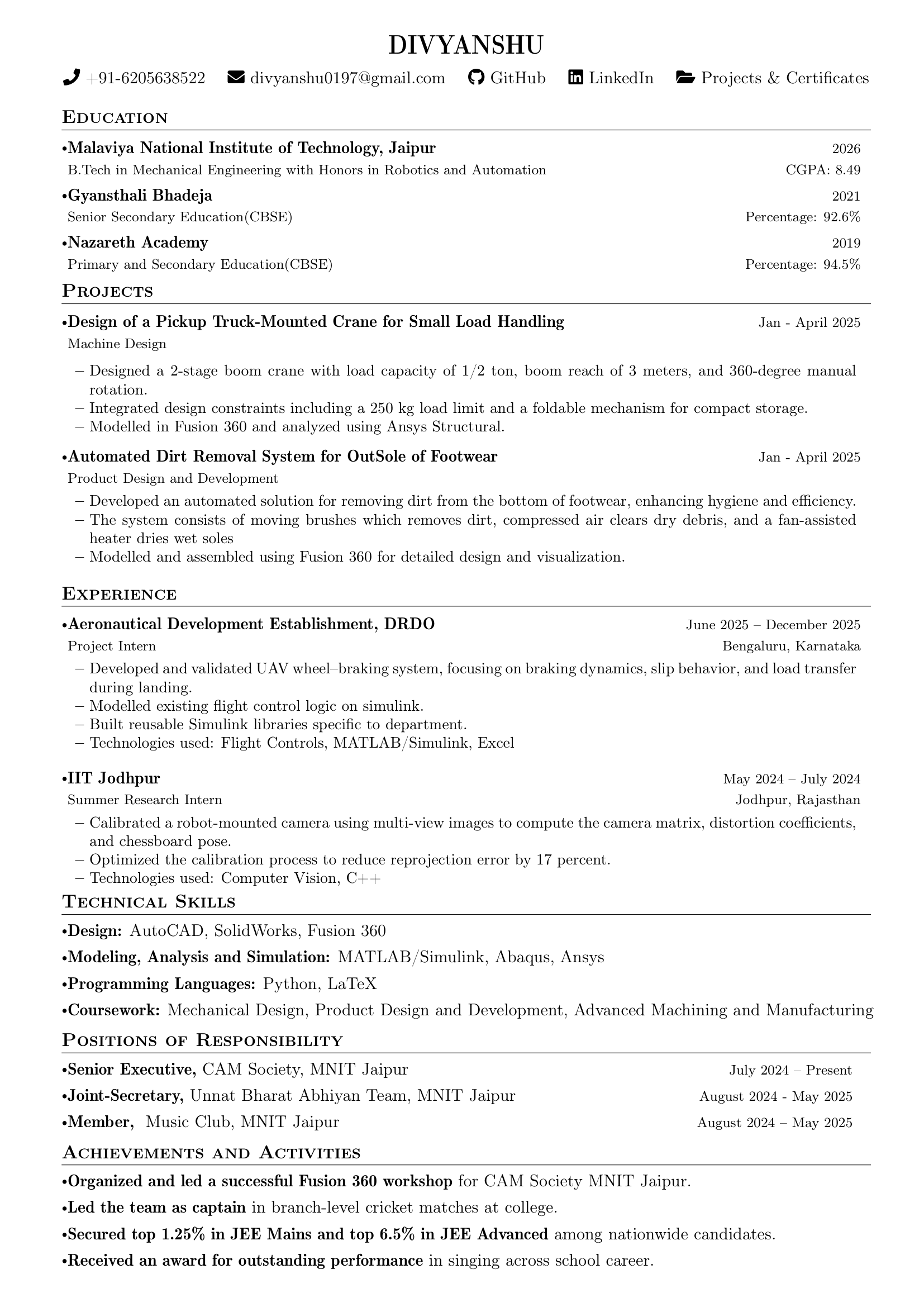 Divyanshu Resume