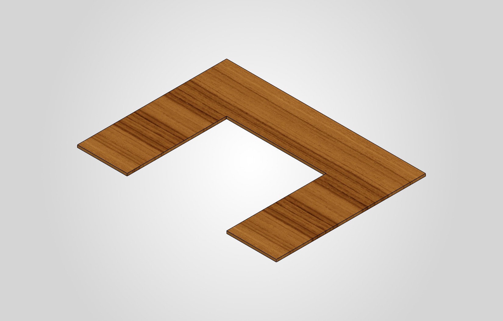 Upper beam CAD model