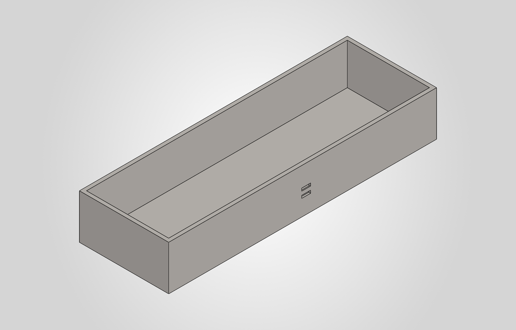 Base plate CAD model